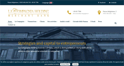 Desktop Screenshot of lacompagnia.it